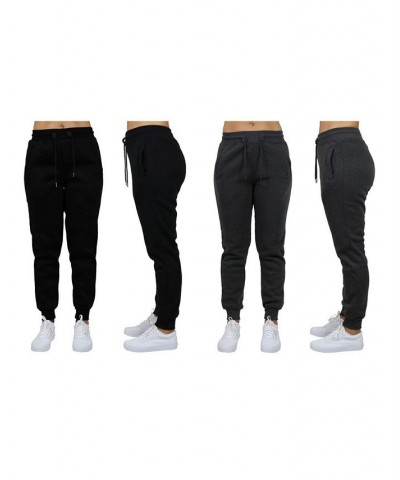 Women's Loose Fit Fleece Jogger Sweatpants Pack of 2 Red - Olive $27.00 Pants