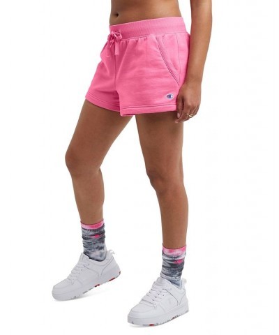 Women's Powerblend Pull-On Drawstring Shorts Pink $18.49 Shorts