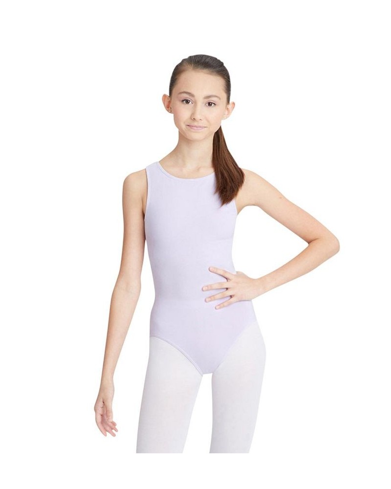 High-Neck Tank Leotard Purple $18.70 Tops