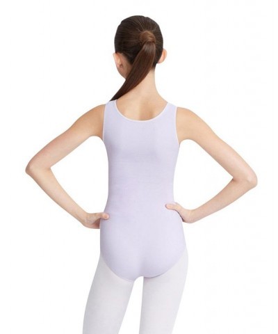 High-Neck Tank Leotard Purple $18.70 Tops