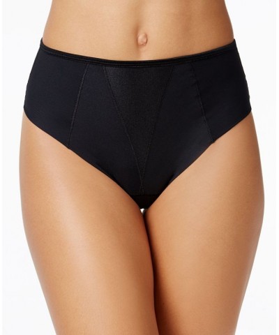 Women's Firm Control Shape-Enhancer Thong 012766 Black $22.95 Shapewear