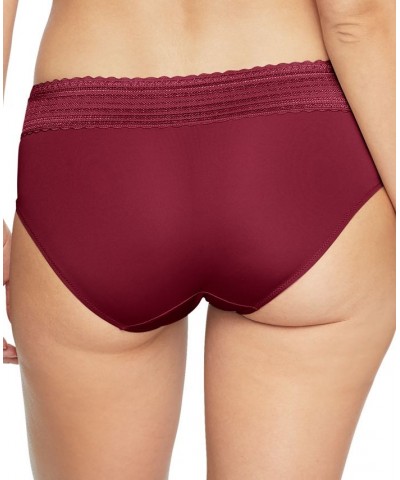 Warners No Pinching No Problems Dig-Free Comfort Waist with Lace Microfiber Hipster 5609J Spm Swirwh $9.74 Panty