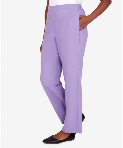 Petite Picture Perfect Microfiber Twill Medium Length Pants Orchid $21.51 Pants