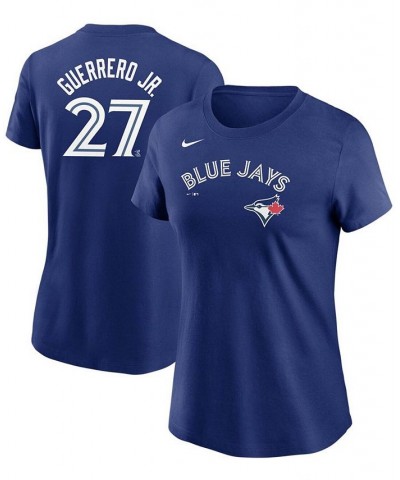 Women's Vladimir Guerrero Jr. Royal Toronto Blue Jays Name Number T-shirt Rush Blue $22.50 Tops