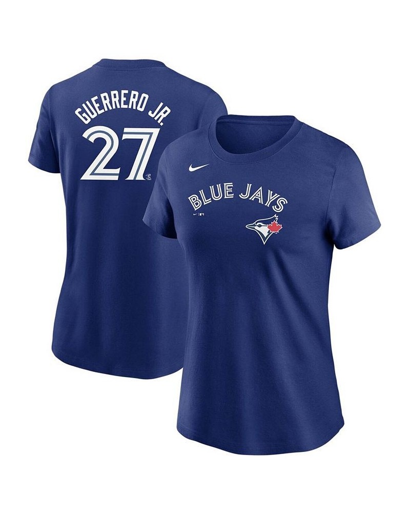 Women's Vladimir Guerrero Jr. Royal Toronto Blue Jays Name Number T-shirt Rush Blue $22.50 Tops