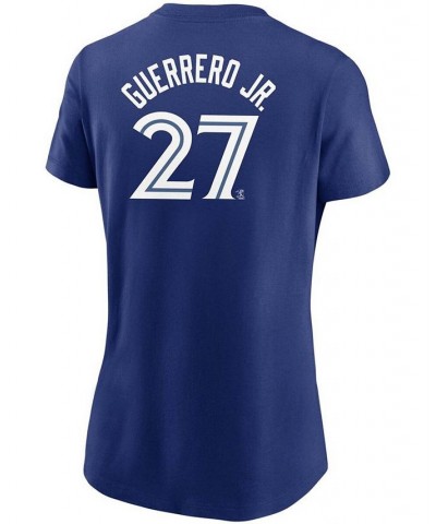 Women's Vladimir Guerrero Jr. Royal Toronto Blue Jays Name Number T-shirt Rush Blue $22.50 Tops