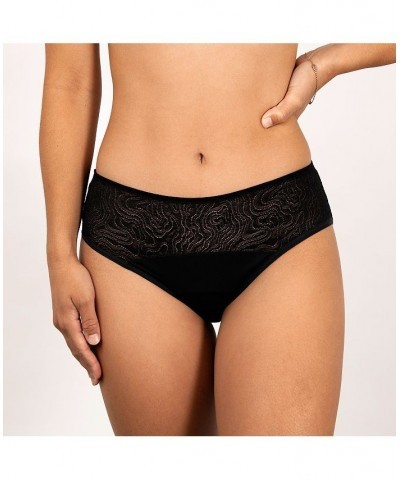 Leak proof Lace Hipster Black $23.00 Panty