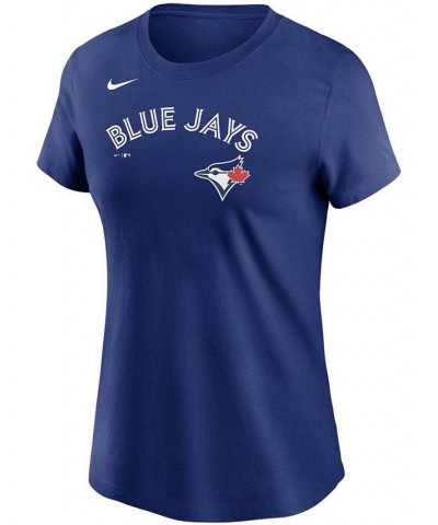 Women's Vladimir Guerrero Jr. Royal Toronto Blue Jays Name Number T-shirt Rush Blue $22.50 Tops