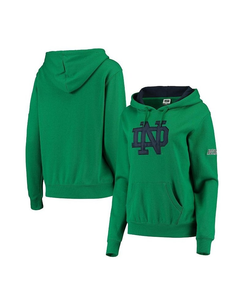 Women's Kelly Green Notre Dame Fighting Irish Big Logo Pullover Hoodie Kelly Green $34.19 Sweatshirts