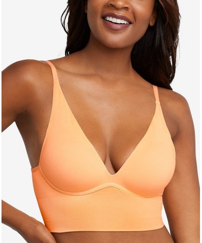 Pure Comfort Natural Lift Wireless Longline Bra DM2316 Orange $11.34 Bras