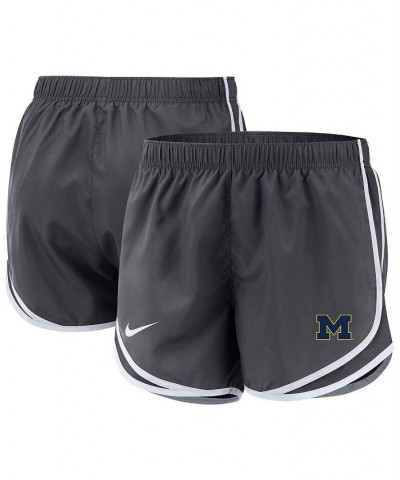 Women's Anthracite Michigan Wolverines Team Tempo Performance Shorts Anthracite $25.29 Shorts