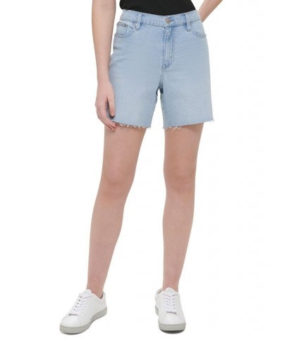 Women's High-Rise Cutoff Denim Shorts Skyway $34.19 Shorts