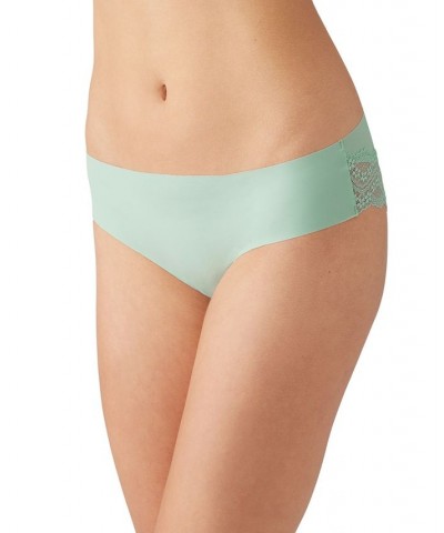 Women's b.bare Cheeky Lace-Trim Hipster Underwear 976367 Silt Green $9.75 Panty