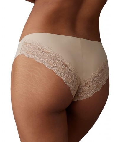 Women's b.bare Cheeky Lace-Trim Hipster Underwear 976367 Silt Green $9.75 Panty